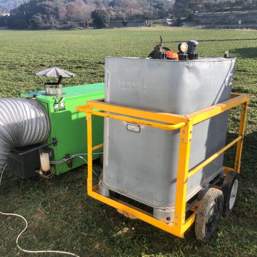 Stockage temporaire fuel Robion